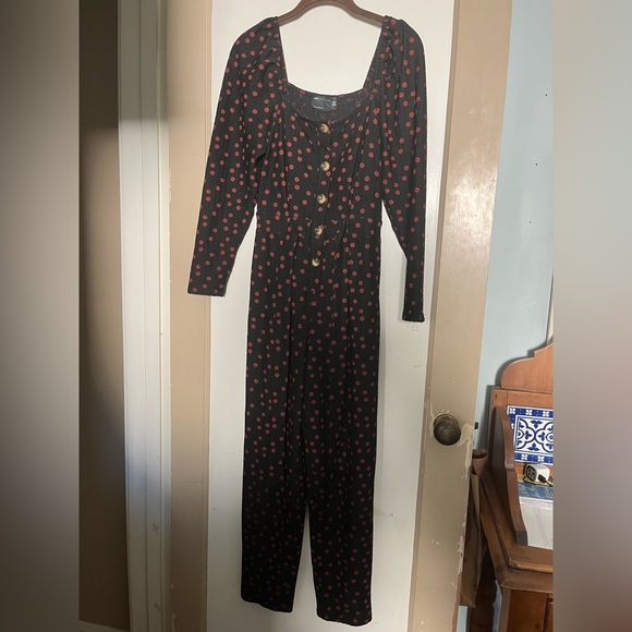 ASOS polka dot jumpsuit Size 0 NWOT - Picture 2 of 5